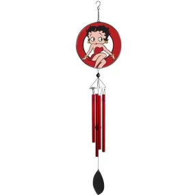 26" Betty Boop Glass Suncatcher Wind Chime