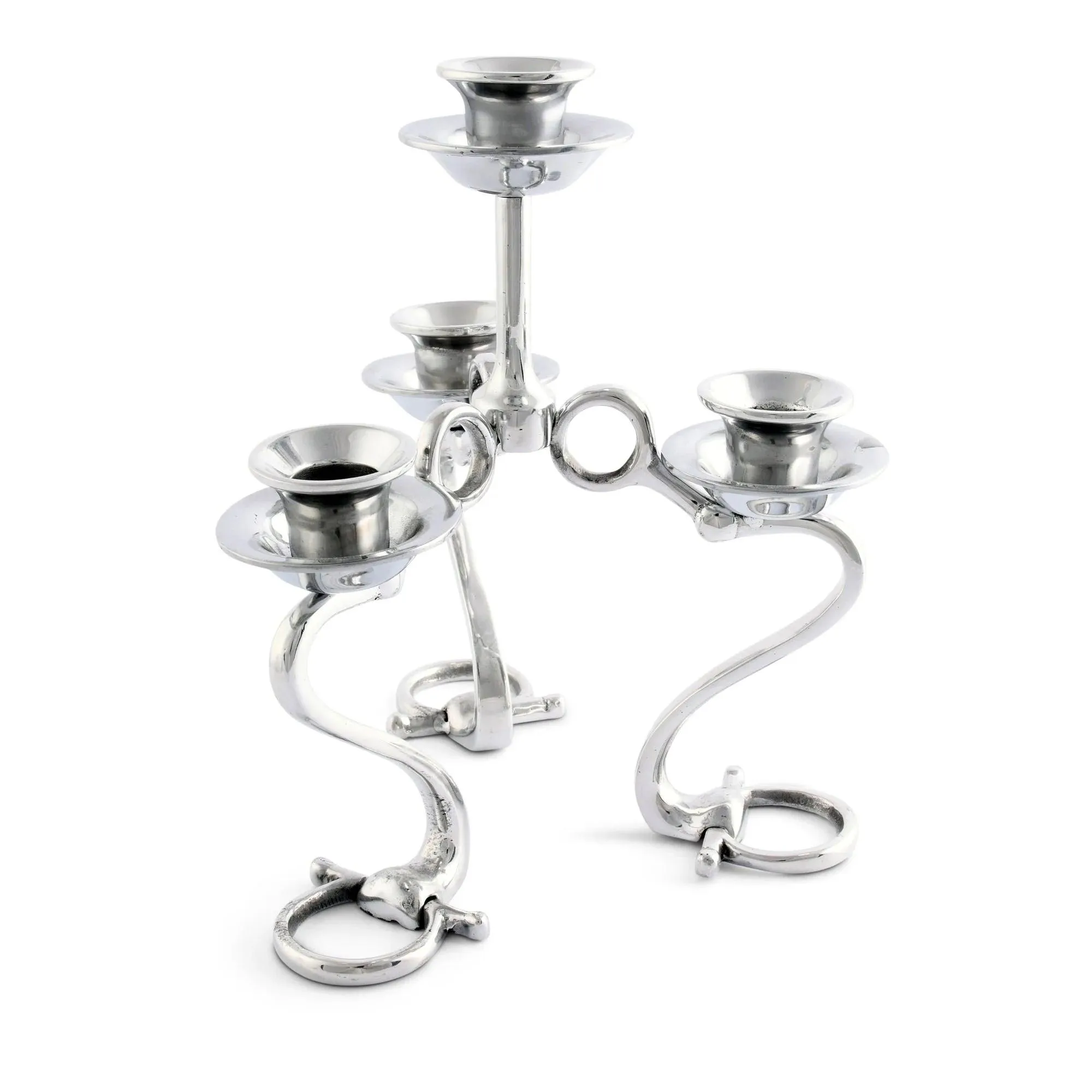 4-Light Horse Bit Candlestick