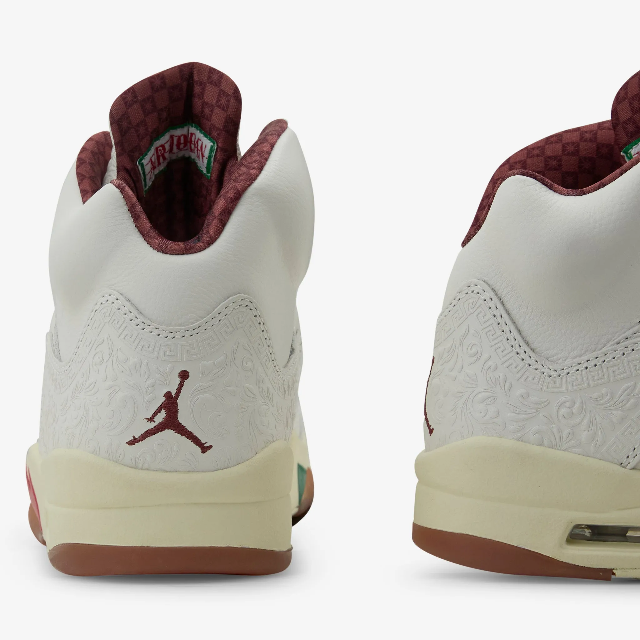 Air Jordan 5 Retro Sail | Dark Pony | Coconut Milk | Pine Green