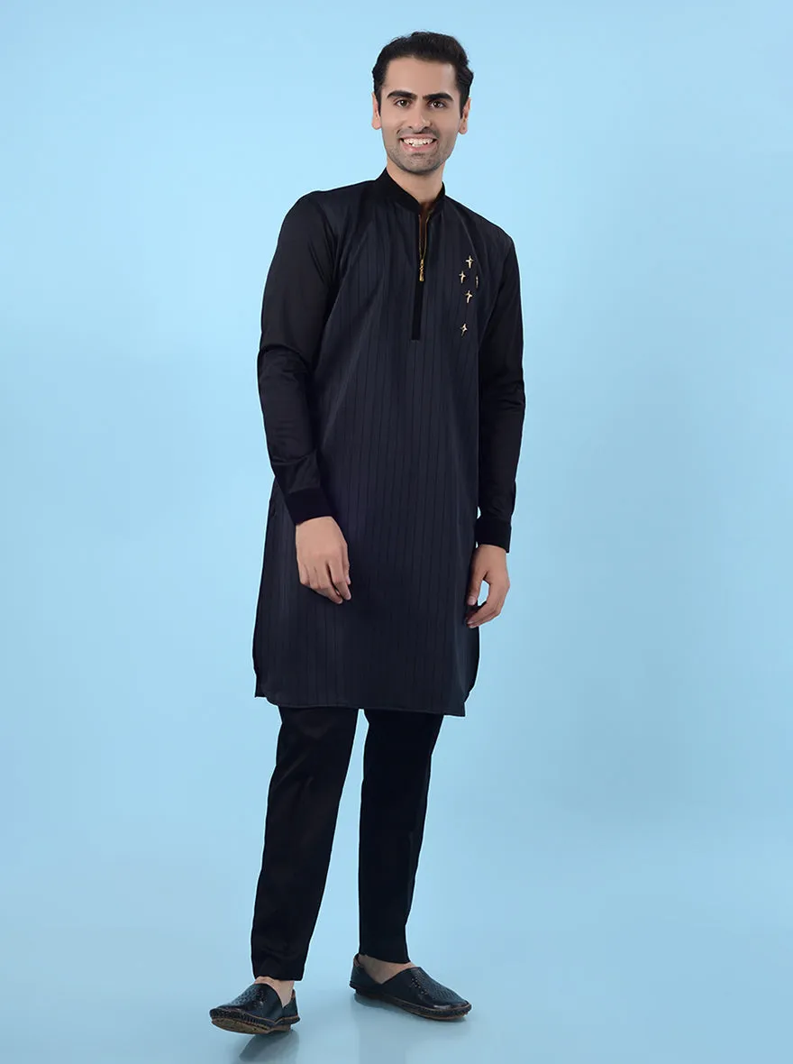 Black  Kurta Pajama | TULA