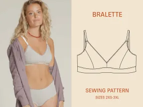 Bralette -Printed pattern