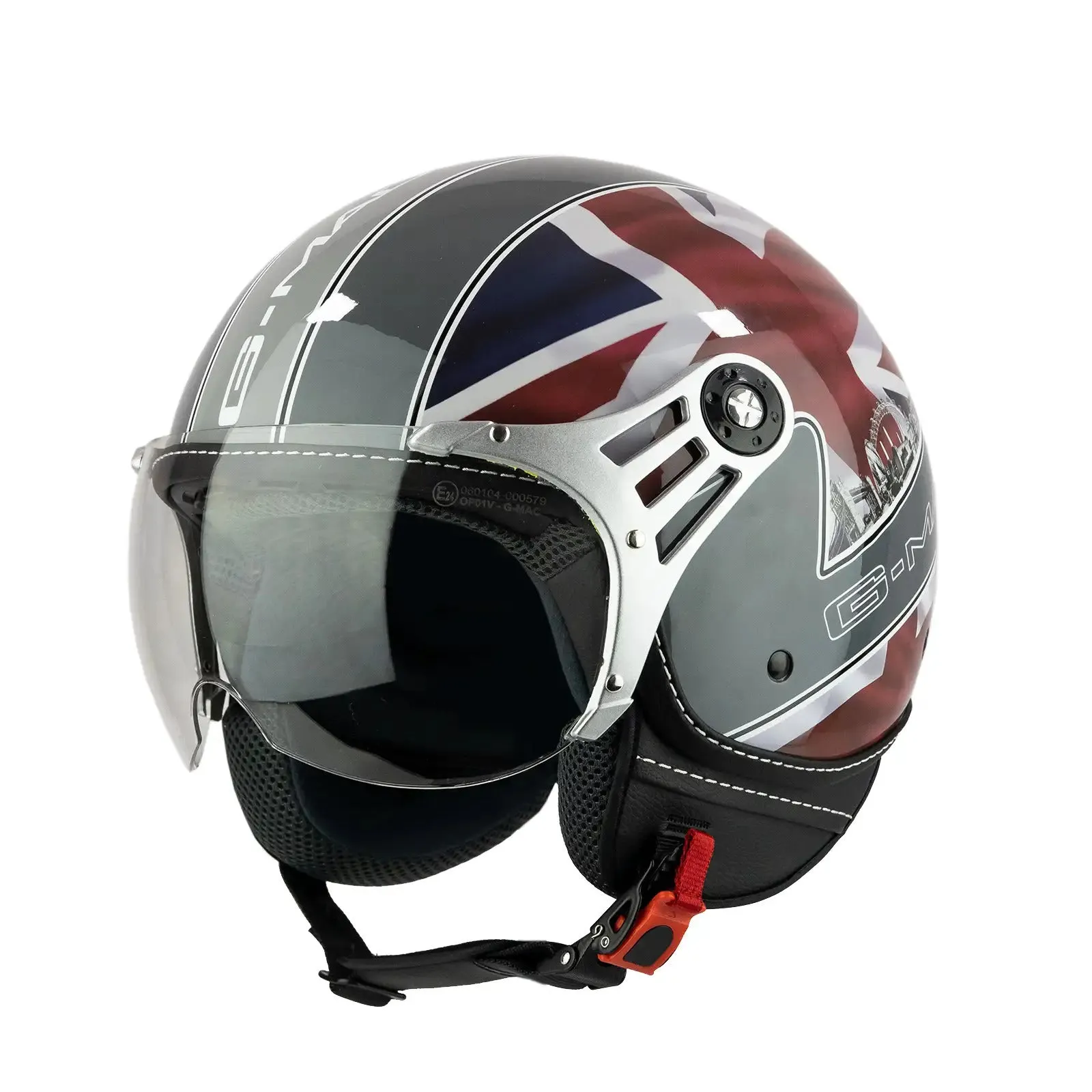 G-Mac Metro Evo Jet Open Face Motorcycle Helmet