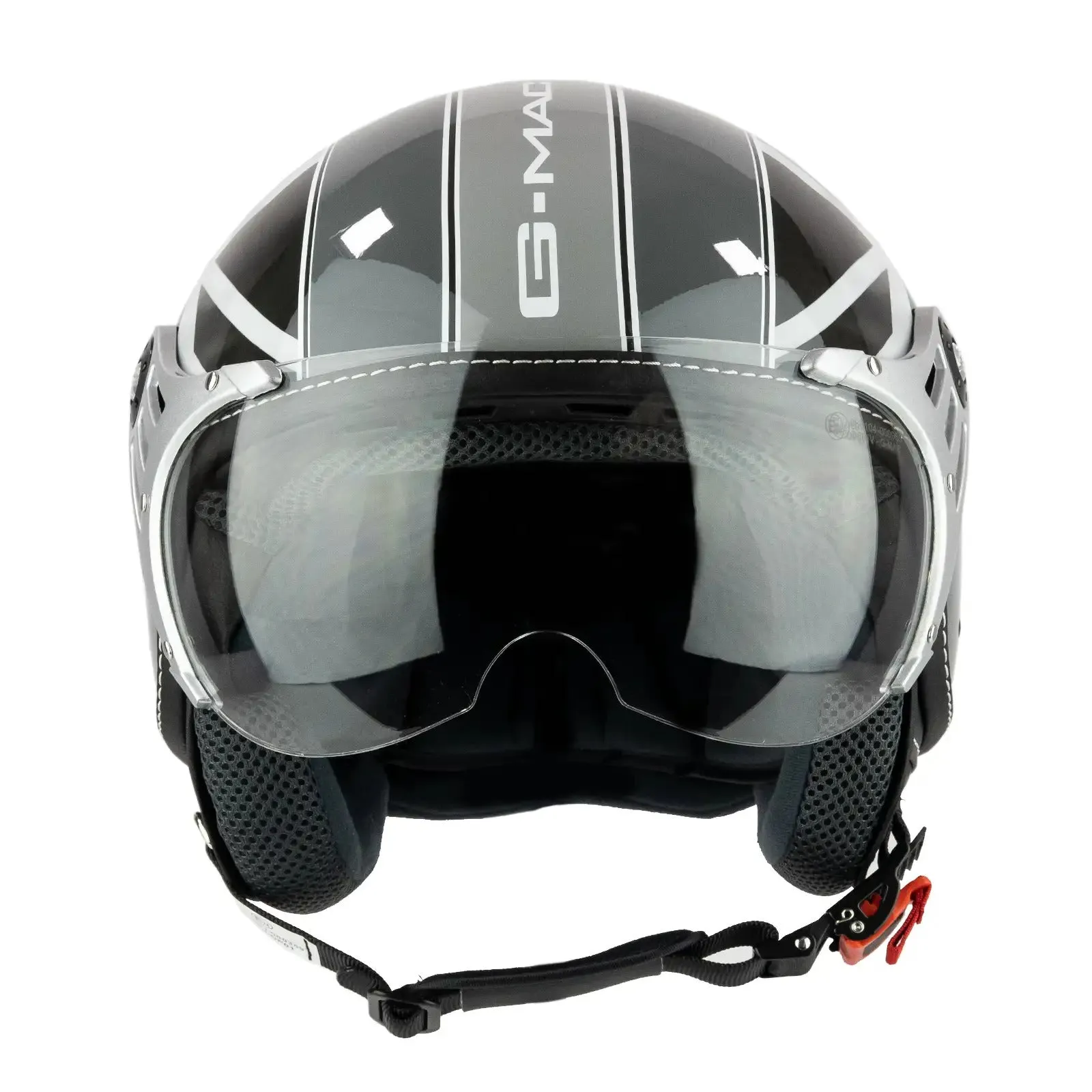 G-Mac Metro Evo Jet Open Face Motorcycle Helmet