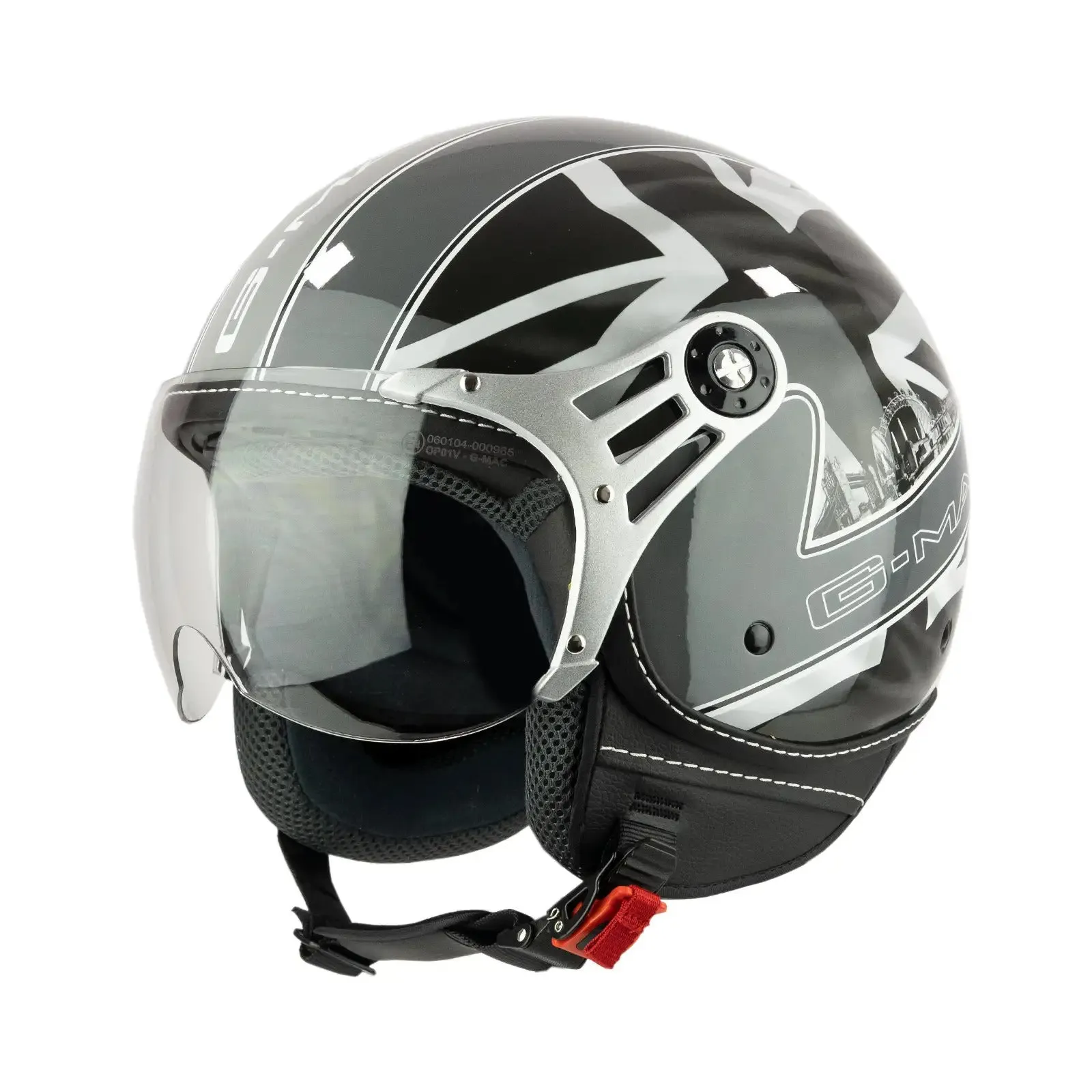 G-Mac Metro Evo Jet Open Face Motorcycle Helmet