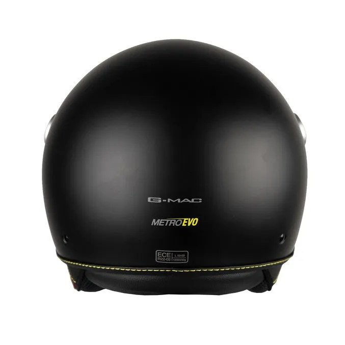 G-Mac Metro Evo Jet Open Face Motorcycle Helmet